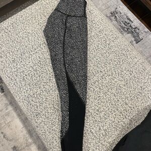lululemon athletica Black and white Leggings